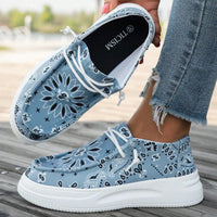Boho Paisley Floral Casual Loafers