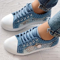 Bloom Floral Lace Mesh Sneakers