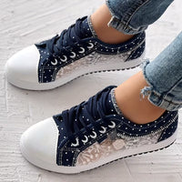 Bloom Floral Lace Mesh Sneakers