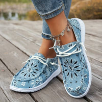 Boho Paisley Floral Casual Loafers