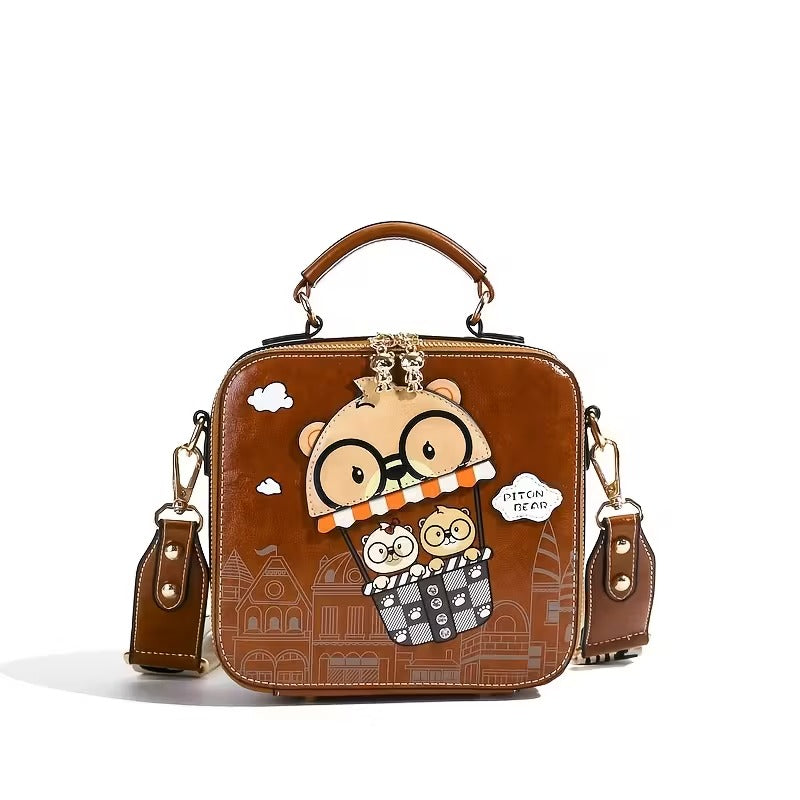 Playful Bear Crossbody Bag