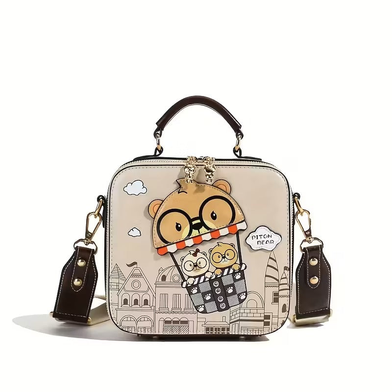 Playful Bear Crossbody Bag