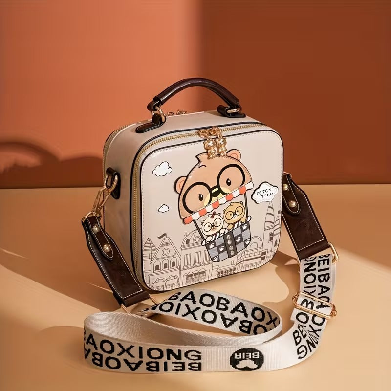 Playful Bear Crossbody Bag