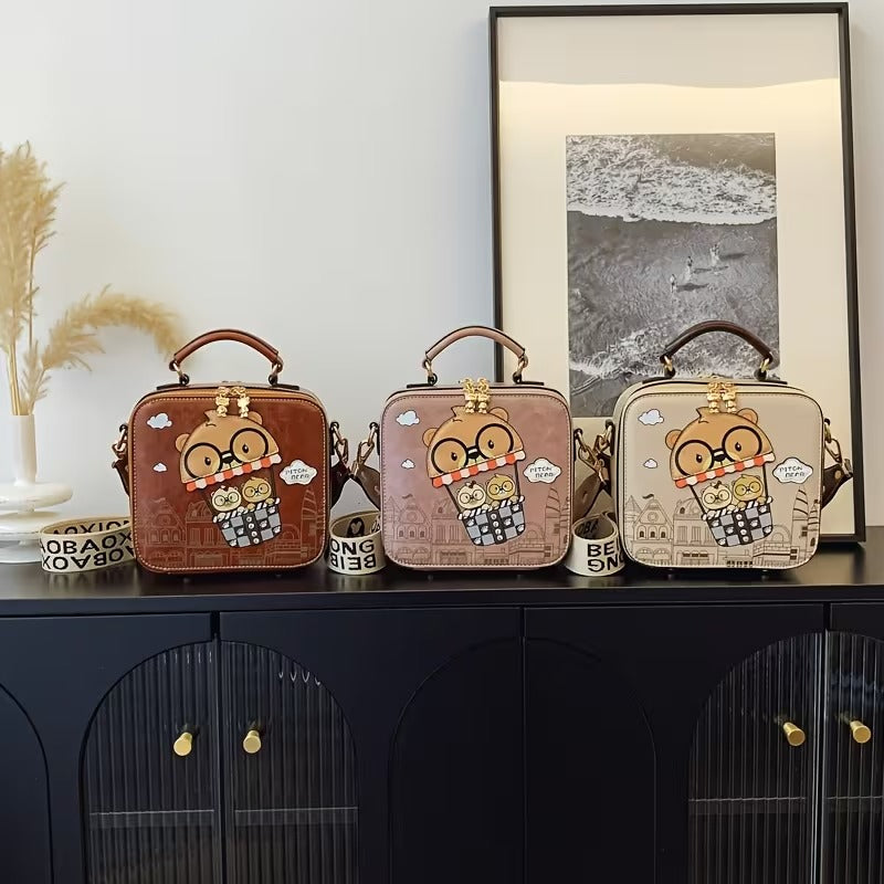 Playful Bear Crossbody Bag